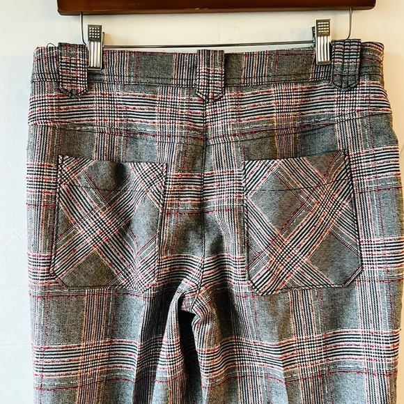 Free People Plaid Wide Leg Bell Bottom Pants - Picture 10 of 10